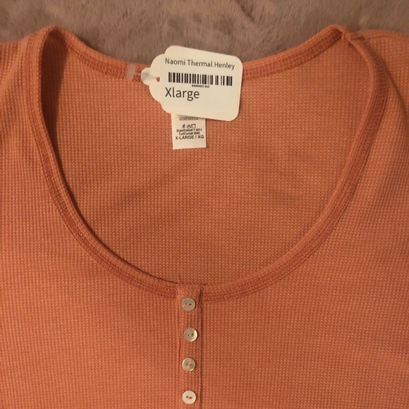 Brand new with tags. Thermal Henley Shirt - Picture 4 of 5